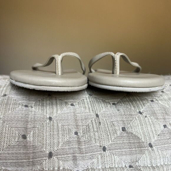 Hari Mari Cloud Light Taupe Gray Toe Post Thong Flip Flop Sandal Women’s 10 - Picture 5 of 16
